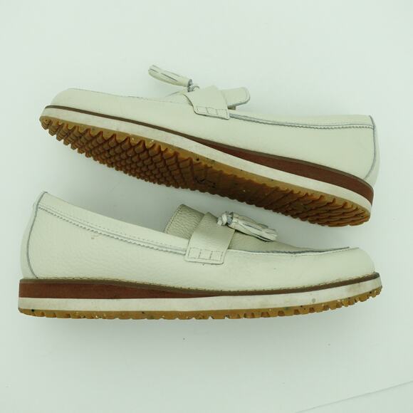 FootJoy Loafer Golf Shoes Size 8 Slip On Bone White - Picture 8 of 8